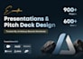 design an investor pitch deck and powerpoint presentation